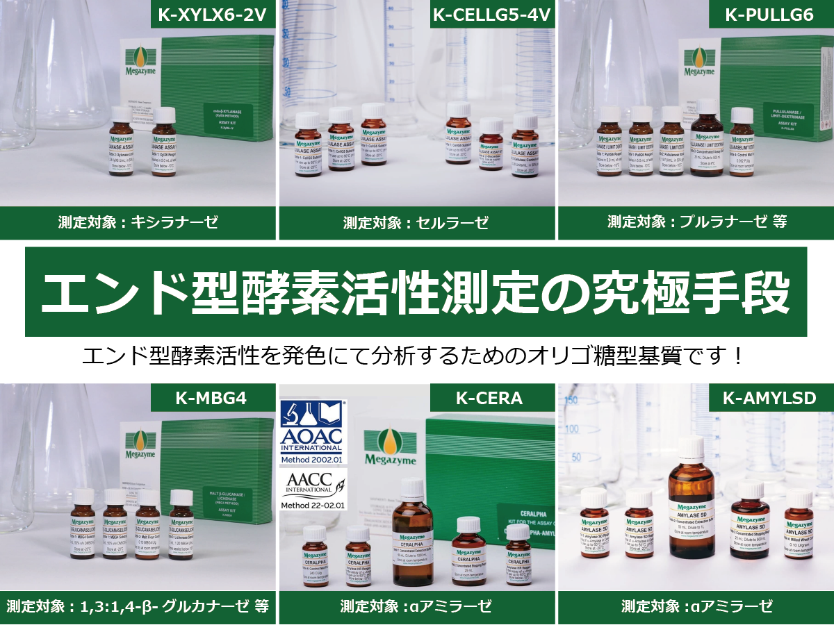 ネオジェンジャパン Megazyme® 食品分析キット&試薬(メガザイム)